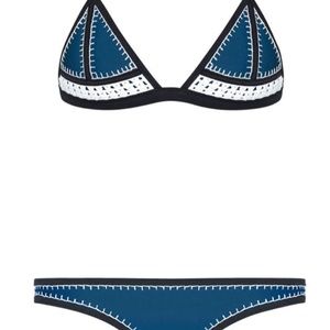 Triangle Farrah Hotel California Navy Bikini Set w/ Drawstring Bag